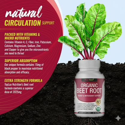 Organic Beet Root Tablets