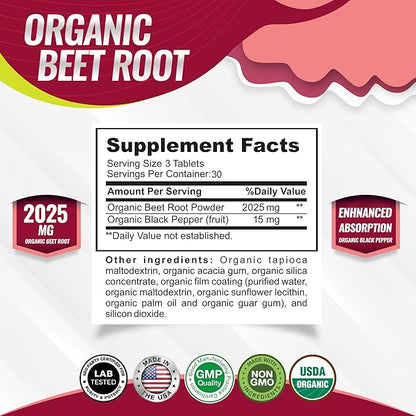 Organic Beet Root Tablets